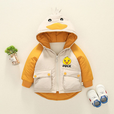 Детско яке с апликация и 3D елемент