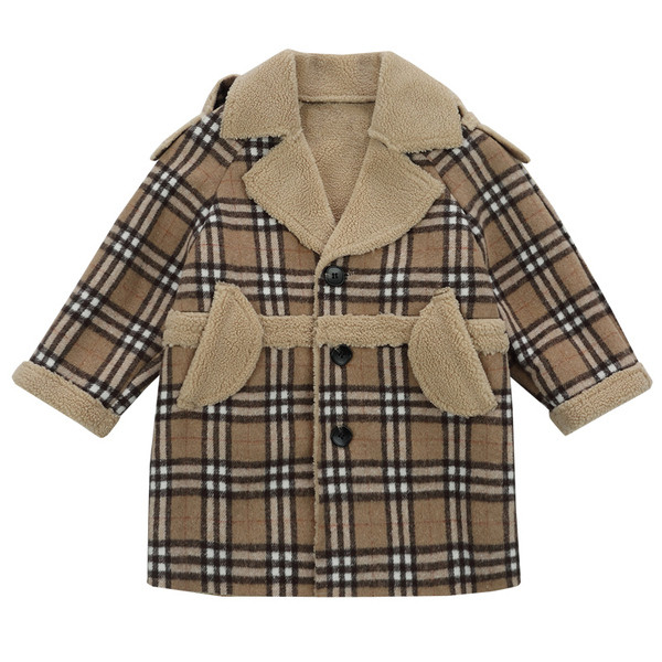 Casual παιδικό παλτό με τσέπες κατάλληλο για αγόρια σε δύο χρώματα