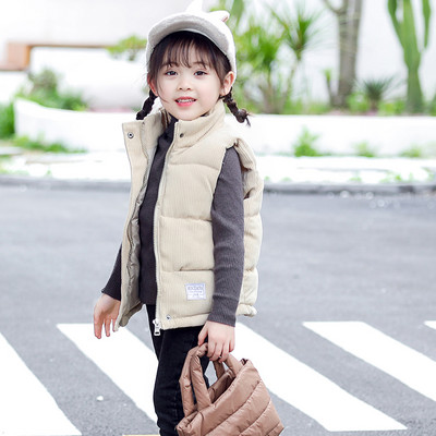 Καθημερινό παιδικό γιλέκο για κορίτσια και αγόρια με ψηλό γιακά