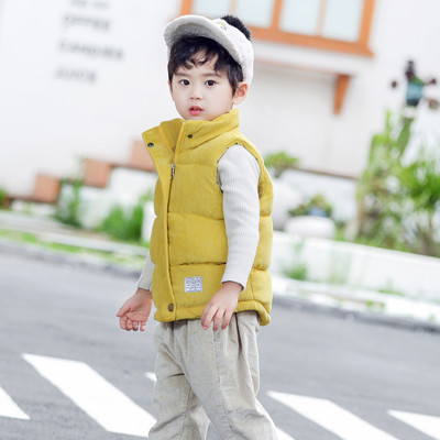 Καθημερινό παιδικό γιλέκο για κορίτσια και αγόρια με ψηλό γιακά