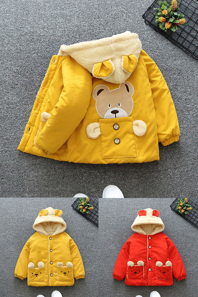 Νέο μοντέλο παιδικό μπουφάν με απλικέ και τρισδιάστατα στοιχεία