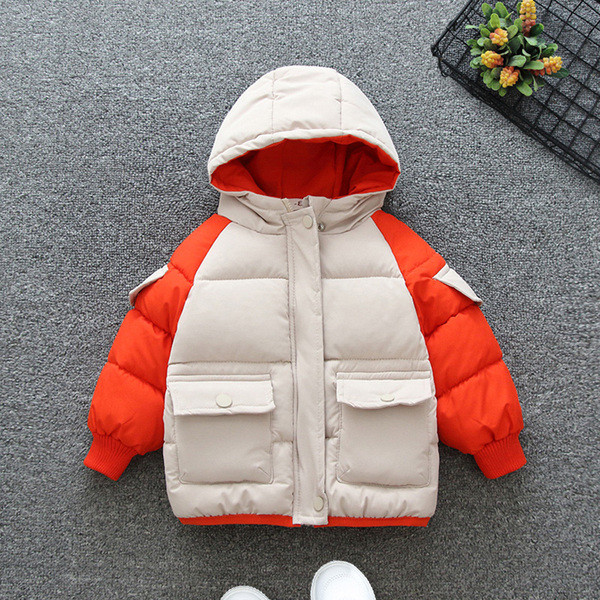 Poistele 3D elemendi ja taskutega laste jope poistele