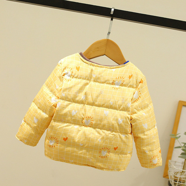 Geaca de copii pentru fete si baieti cu nasturi si inimioare