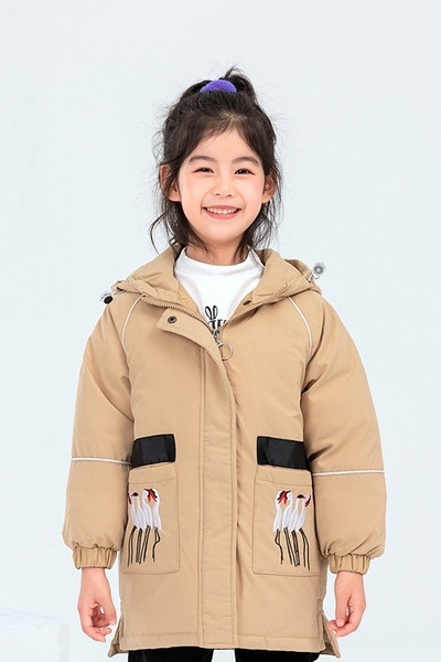 Jachetă lungă de iarnă pentru copii - pentru fete și băieți