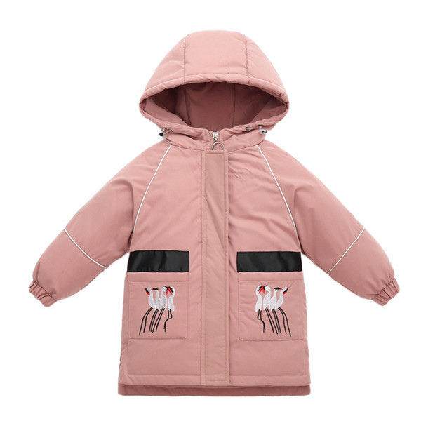 Jachetă lungă de iarnă pentru copii - pentru fete și băieți