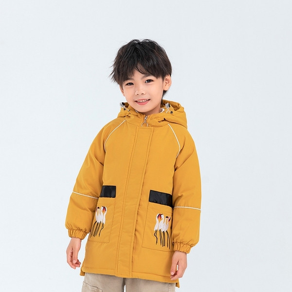 Jachetă lungă de iarnă pentru copii - pentru fete și băieți