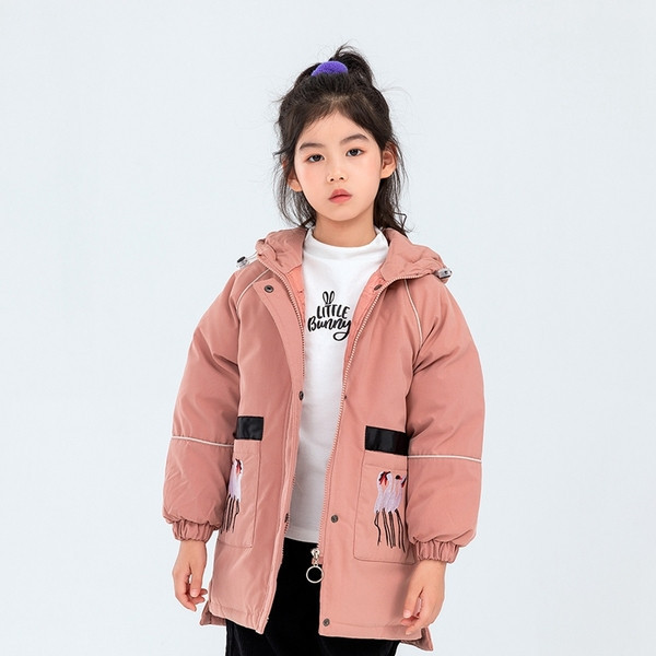 Jachetă lungă de iarnă pentru copii - pentru fete și băieți