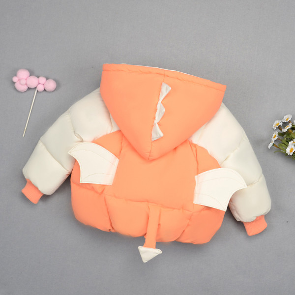 Παιδικό χειμερινό μπουφάν με κουκούλα και τρισδιάστατο στοιχείο - για αγόρια