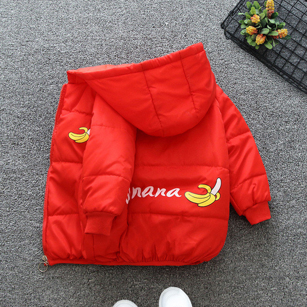 Kapuutsiga ja aplikatsiooniga laste jope poistele