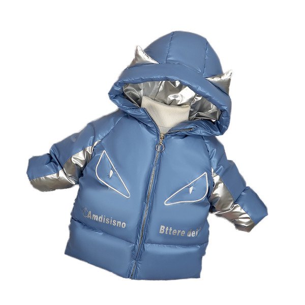 Moodne laste talvejope 3D elemendiga seljal