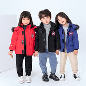 Παιδικό μπουφάν φθινοπώρου-χειμώνα με κουκούλα - για αγόρια και κορίτσια