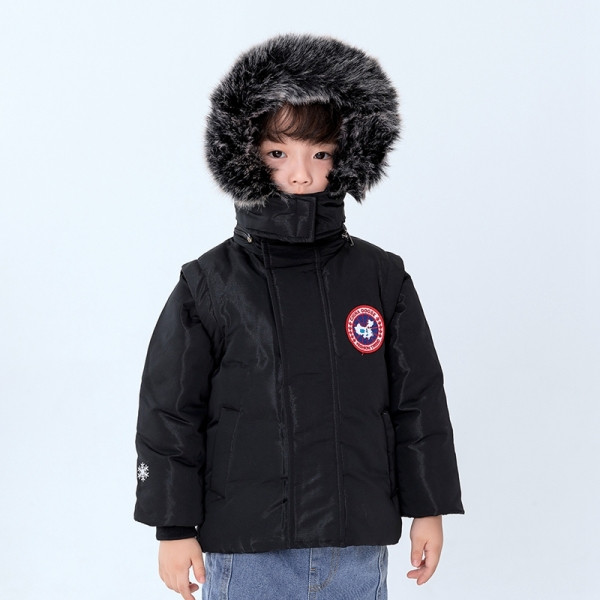 Παιδικό μπουφάν φθινοπώρου-χειμώνα με κουκούλα - για αγόρια και κορίτσια