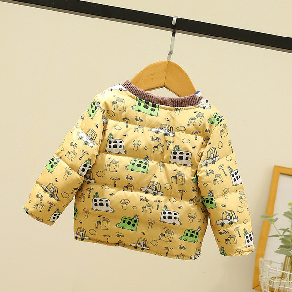 Nööpide ja elastse kraega laste jope - poistele