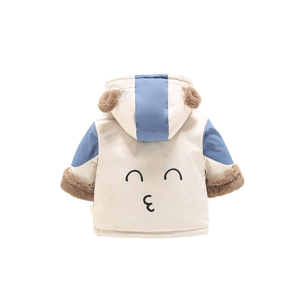 Παιδικό μπουφάν με μαλακή επένδυση με στοιχείο 3D - για αγόρια και κορίτσια