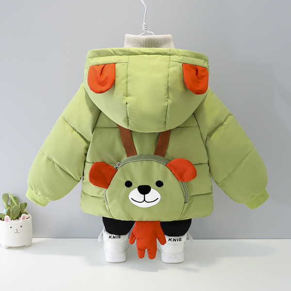 Χειμερινό παιδικό μπουφάν με κουκούλα για αγόρια