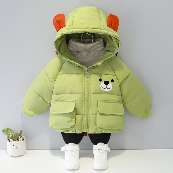 Χειμερινό παιδικό μπουφάν με κουκούλα για αγόρια