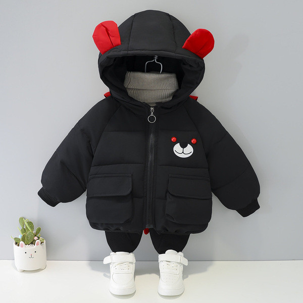 Χειμερινό παιδικό μπουφάν με κουκούλα για αγόρια