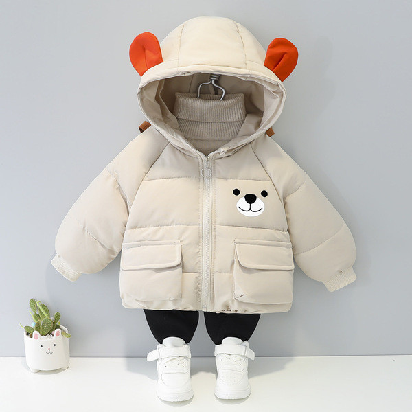 Χειμερινό παιδικό μπουφάν με κουκούλα για αγόρια