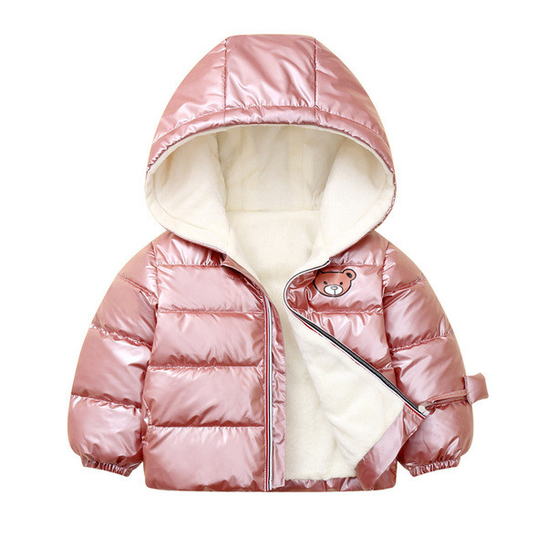 Παιδικό μπουφάν με απλικέ και κουκούλα - για αγόρια και κορίτσια