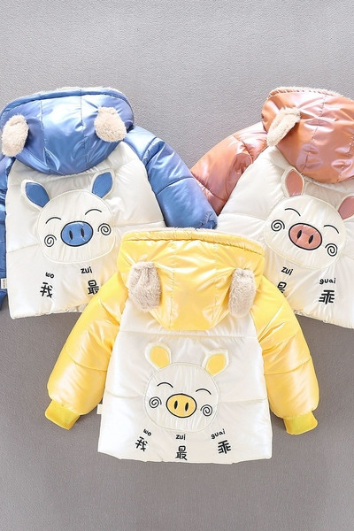 Uus mudel aplikatsiooniga laste jope - poistele ja tüdrukutele