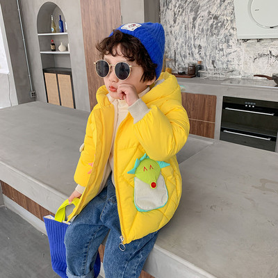 Παιδικό μοντέρνο χειμερινό μπουφάν με τρισδιάστατο στοιχείο