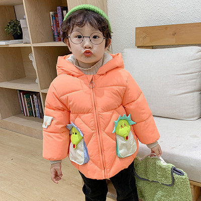 Παιδικό μοντέρνο χειμερινό μπουφάν με τρισδιάστατο στοιχείο