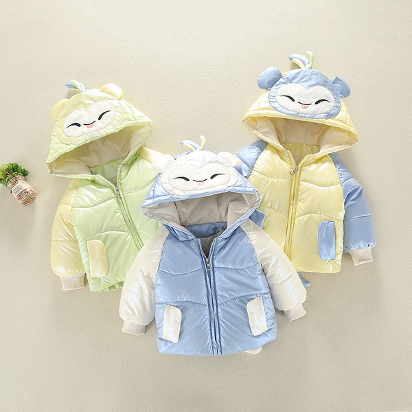 Laste jope tüdrukutele ja poistele - 3D elemendiga