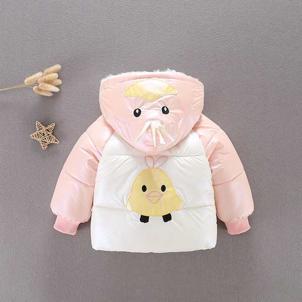 3D elemendiga laste jope poistele ja tüdrukutele