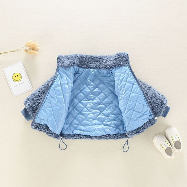 Παιδικό μπουφάν με φερμουάρ και γιακά για αγόρια