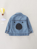 Tagaküljel aplikatsiooniga laste jope - teksast