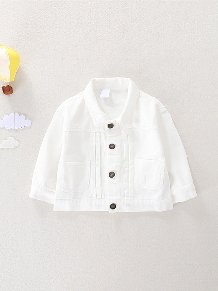 Tagaküljel aplikatsiooniga laste jope - teksast