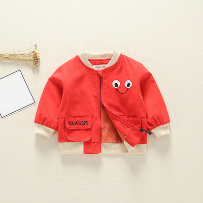 Tikandi ja lukuga laste jope poistele