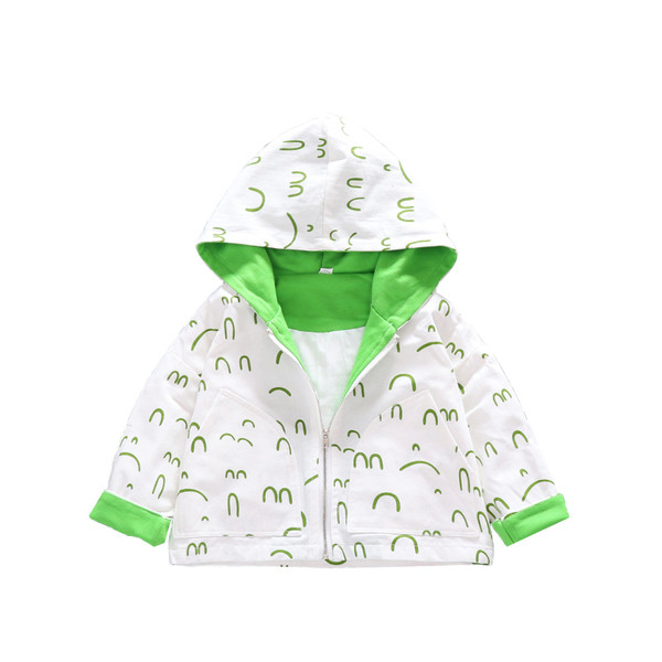 Παιδικό  καθημερινό μπουφάν με κουκούλα και φερμουάρ για αγόρια