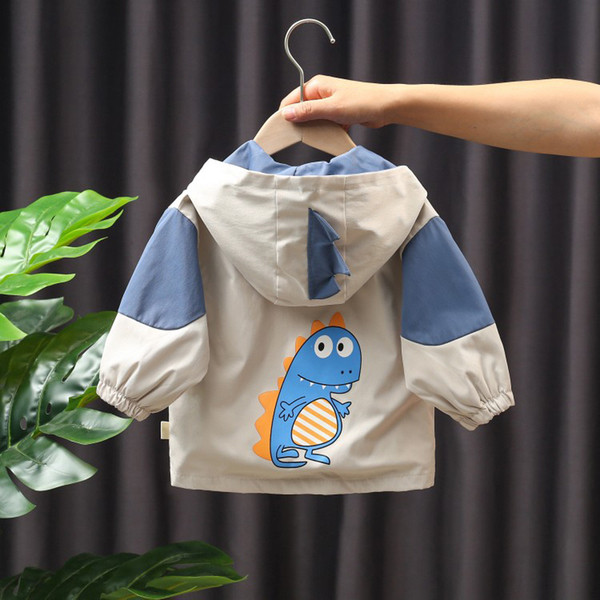 Dječja jakna za dječake i djevojčice sa dinosaurusom i 3D elementom