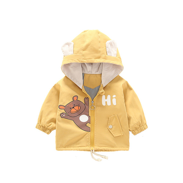 Παιδικό μπουφάν για αγόρια και κορίτσια με φερμουάρ και 3D στοιχείο