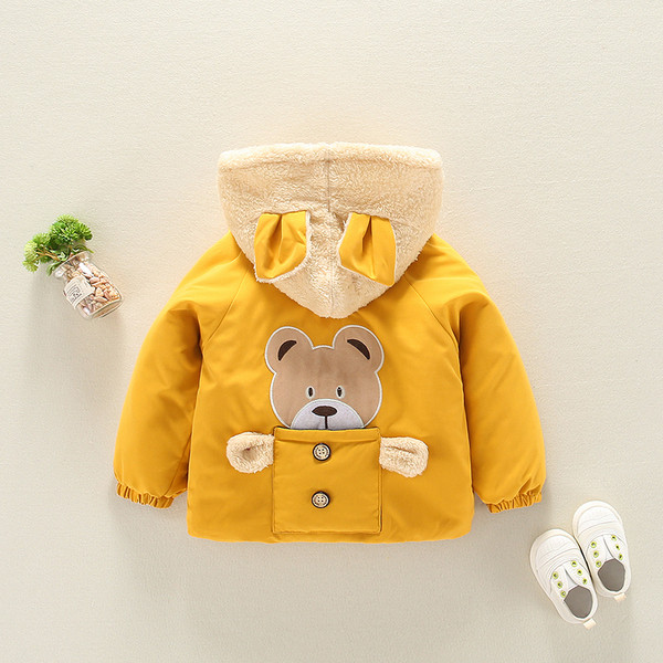 Dječja jakna za dječake i djevojčice s mekom postavom i gumbima