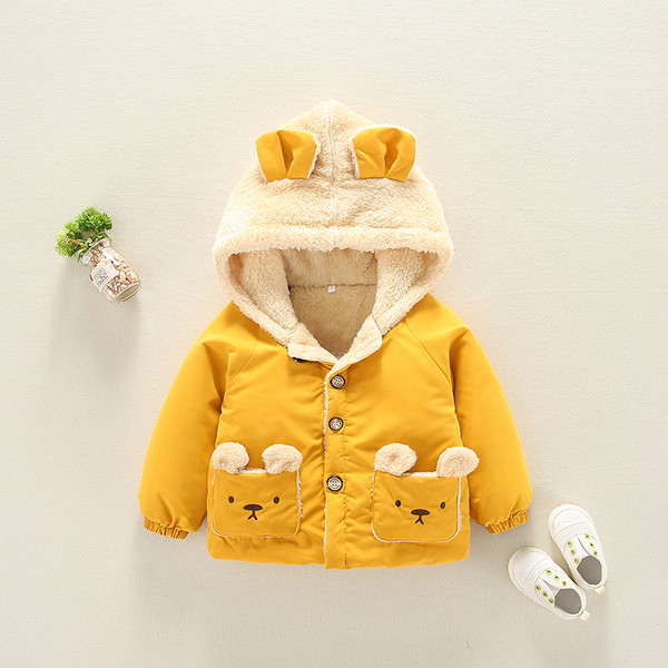 Dječja jakna za dječake i djevojčice s mekom postavom i gumbima