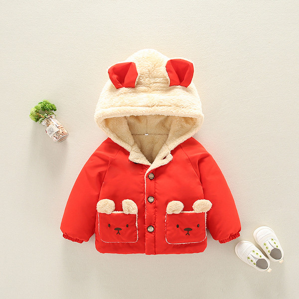 Dječja jakna za dječake i djevojčice s mekom postavom i gumbima