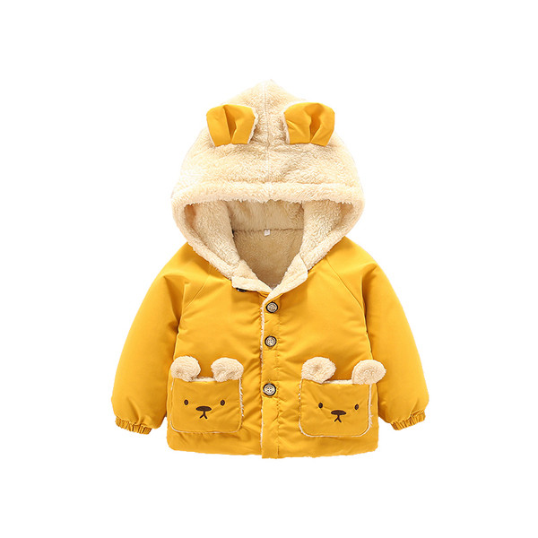 Dječja jakna za dječake i djevojčice s mekom postavom i gumbima