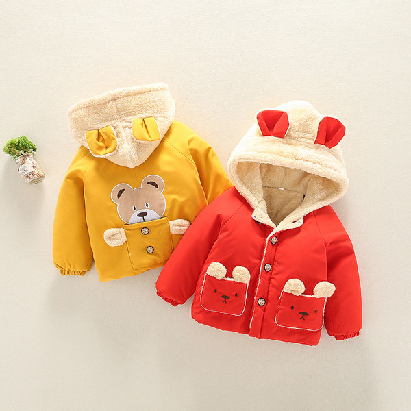 Dječja jakna za dječake i djevojčice s mekom postavom i gumbima
