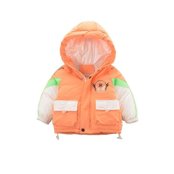 Kapuutsi ja taskutega laste talvejope poistele