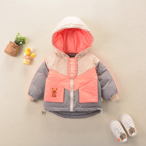 Καθημερινό χειμερινό μπουφάν για αγόρια με κουκούλα