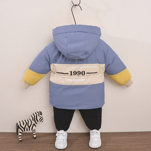 Sügis-talvine laste jope kapuutsiga