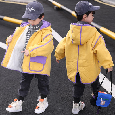 Παιδικό μπουφάν για αγόρια με κουκούλα και φερμουάρ - διάφορα μοντέλα