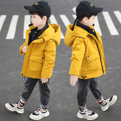 Παιδικό μπουφάν για αγόρια με κουκούλα και φερμουάρ - διάφορα μοντέλα