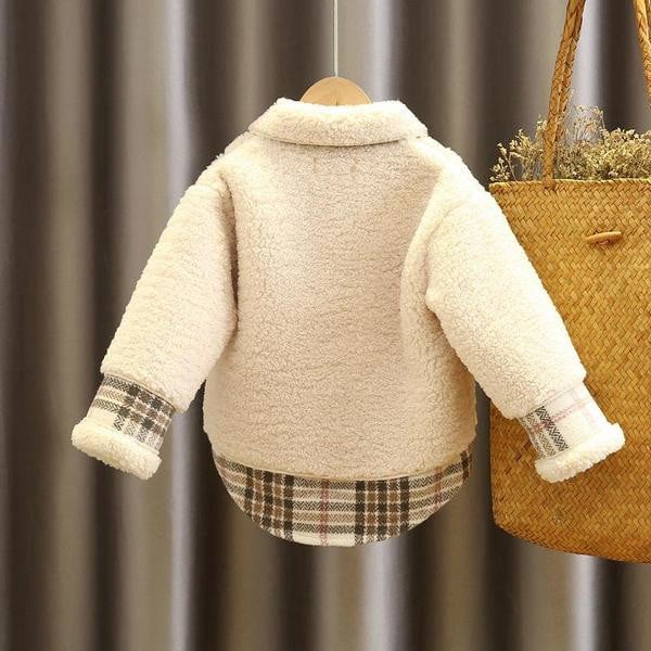 Klassikalise kraega sule laste jope talveks