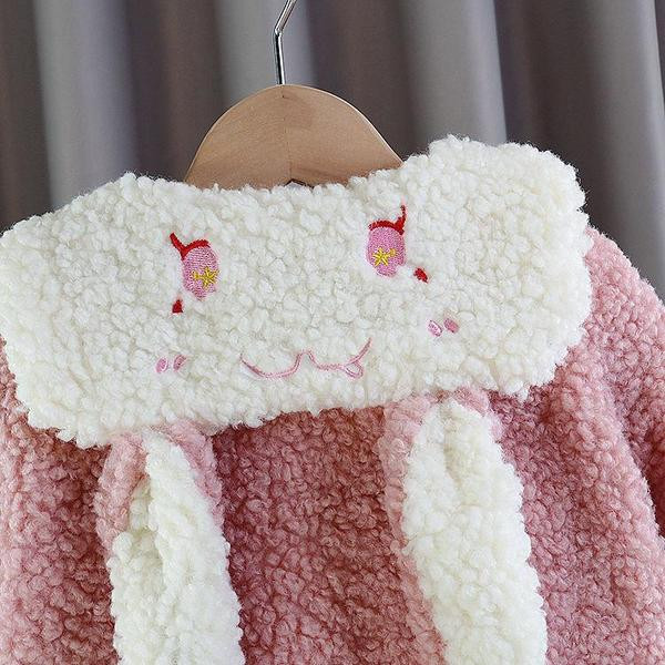 Dječja puh jakna s patentnim zatvaračem - za djevojčice