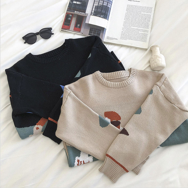 Ümara kaelusega vabaaja naiste kampsun