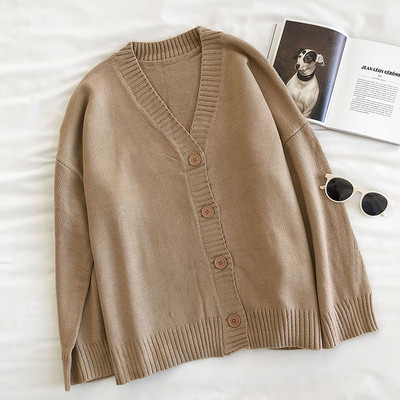 Naiste V-kaelusega ja pikkade varrukatega vest