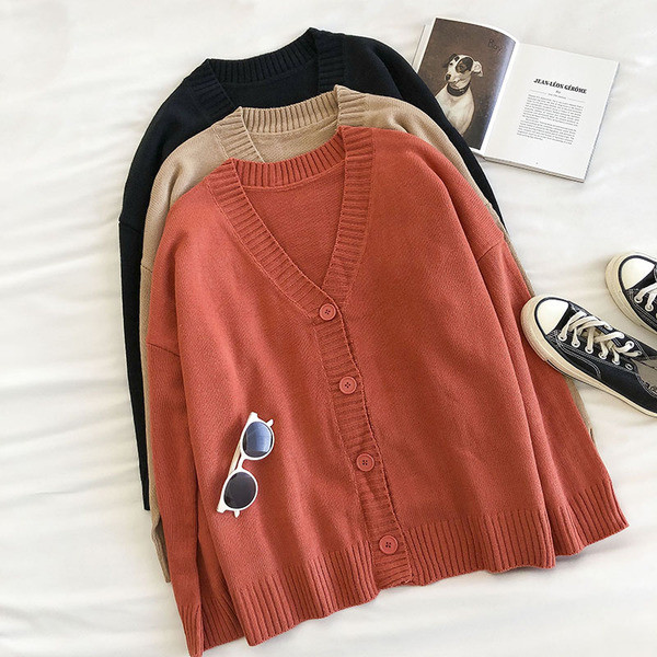 Naiste V-kaelusega ja pikkade varrukatega vest